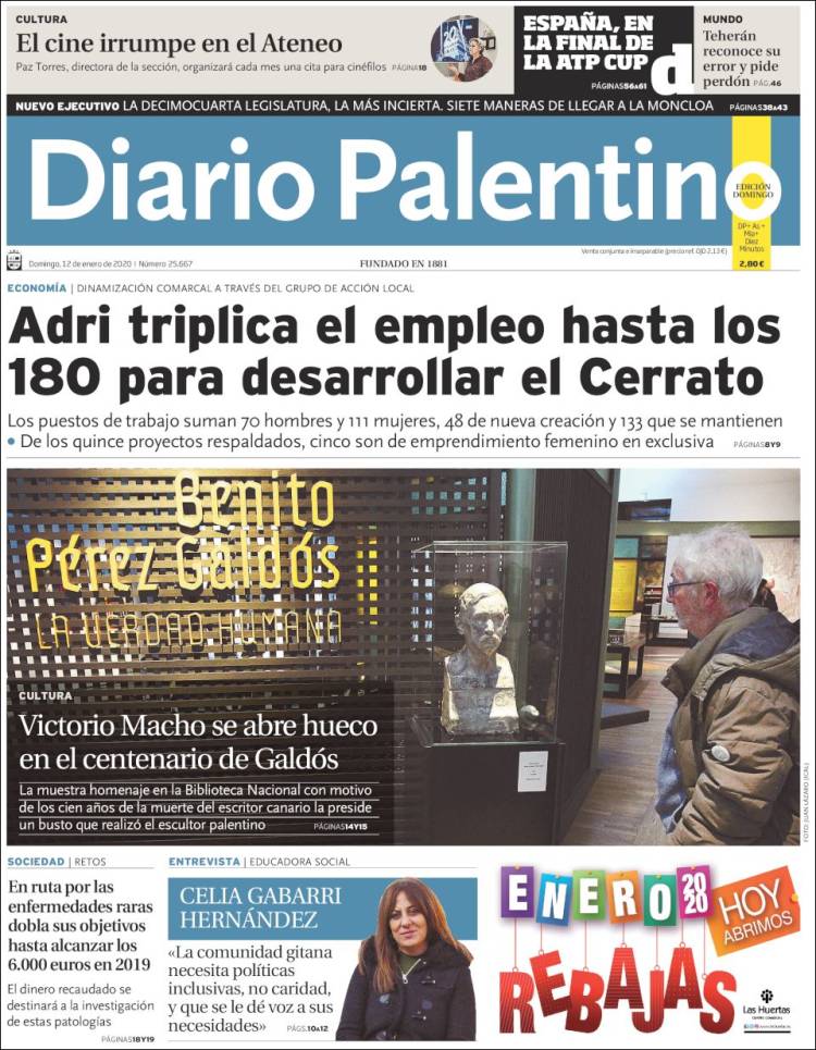 Portada de Diario Palentino (Espa&ntilde;a)