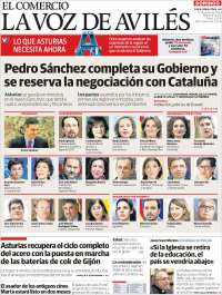 Portada de El Comercio - Avilés (Espa&ntilde;a)