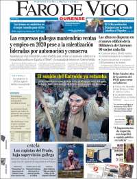 Portada de El Faro de Vigo - Ourense (Espa&ntilde;a)