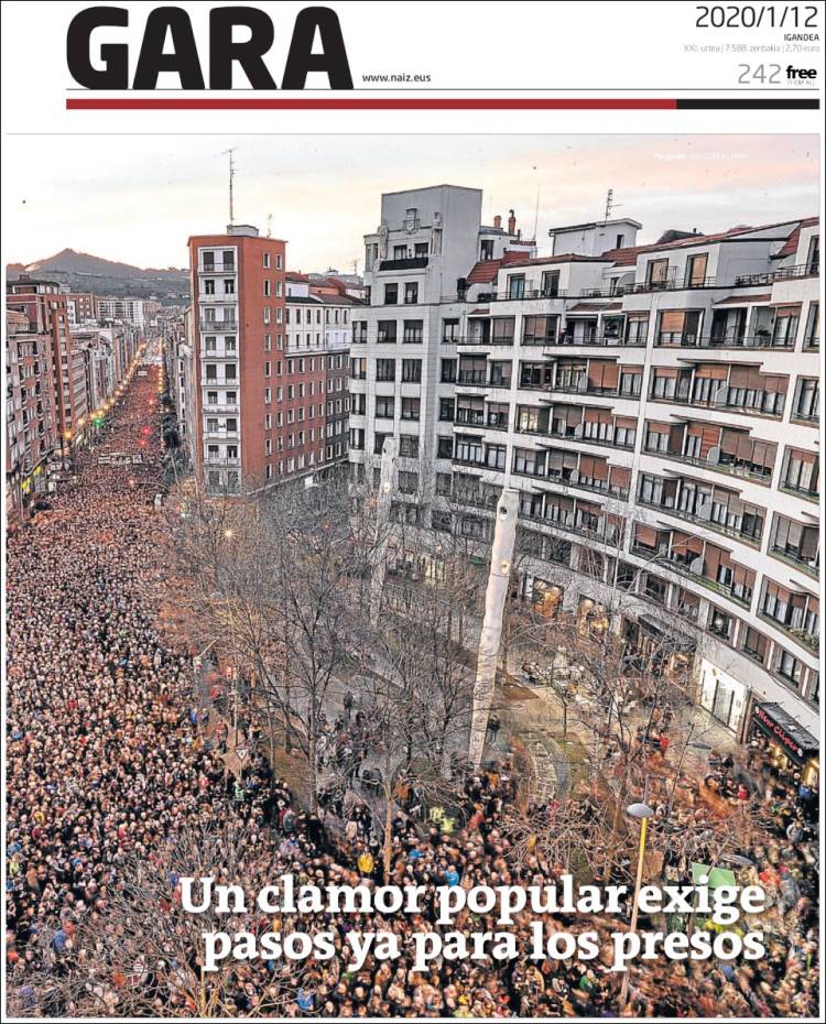 Portada de Gara (Espa&ntilde;a)