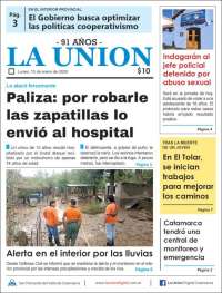 Portada de La Unión (Argentina)