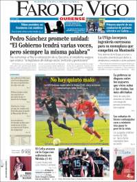 Portada de El Faro de Vigo - Ourense (Espa&ntilde;a)