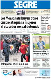 Portada de Segre  (Espa&ntilde;a)