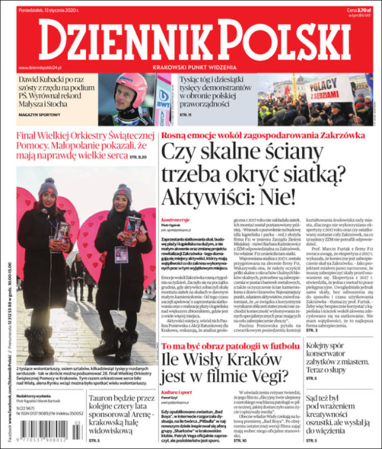Portada de Dziennik (Polonia)