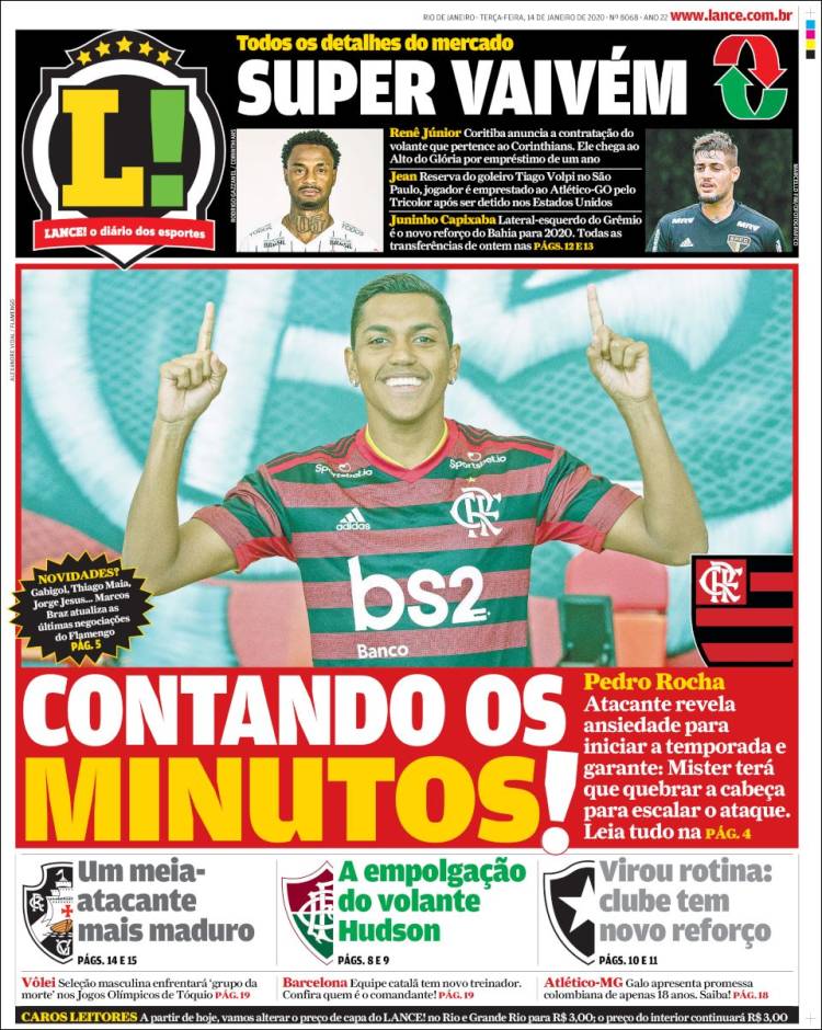 Portada de Lance! (Brasil)