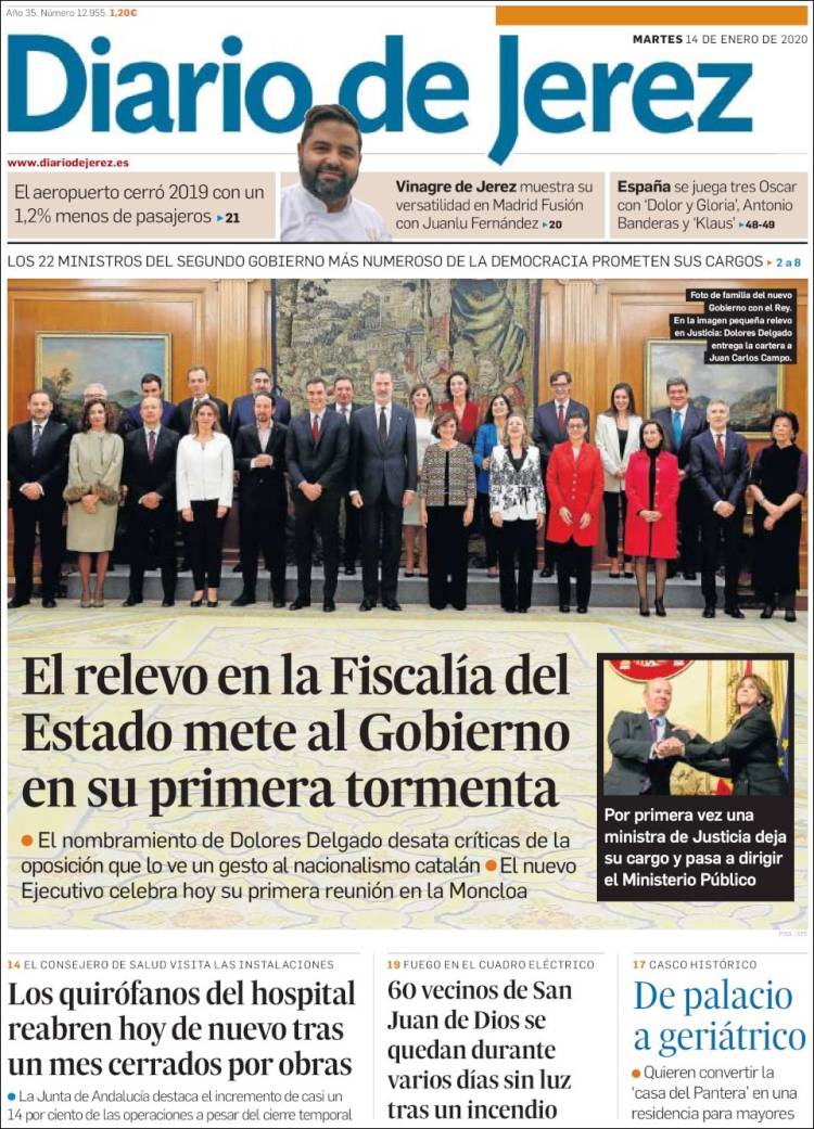 Portada de Diario de Jerez (Espa&ntilde;a)