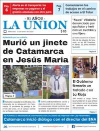Portada de La Unión (Argentina)