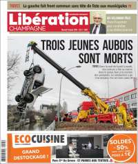 Portada de Libération Champagne (Francia)