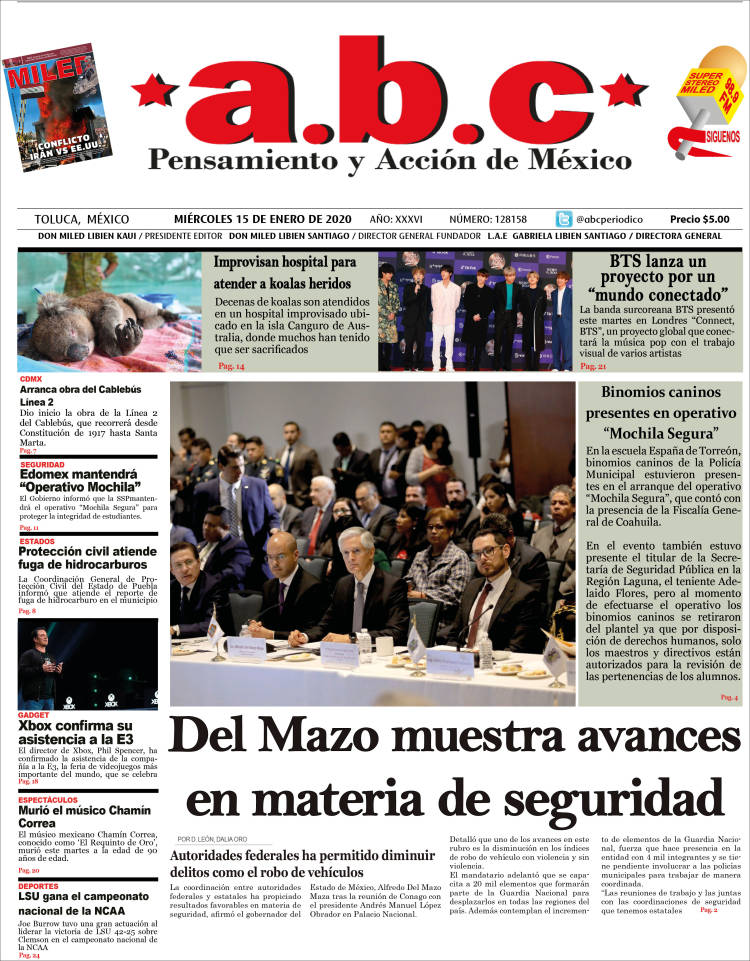 Portada de A.B.C.  (México)