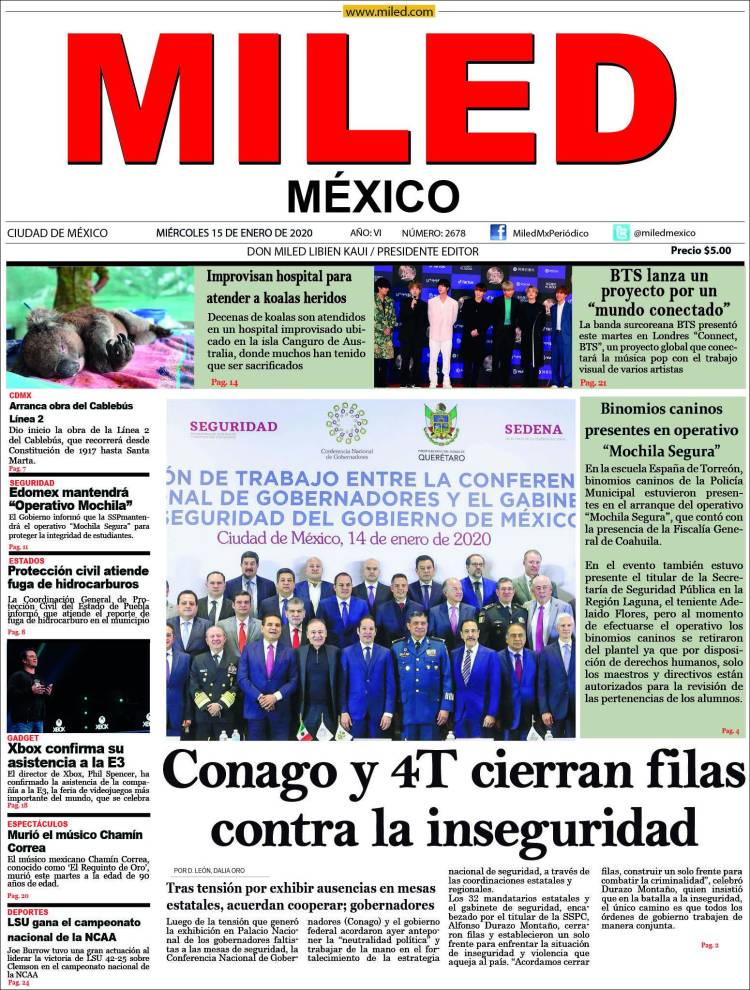 Portada de Miled (México)