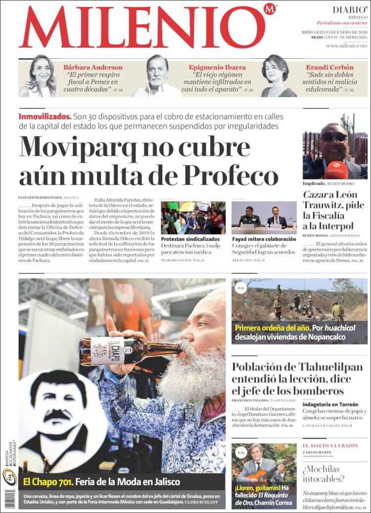 Portada de Milenio de Hidalgo (México)