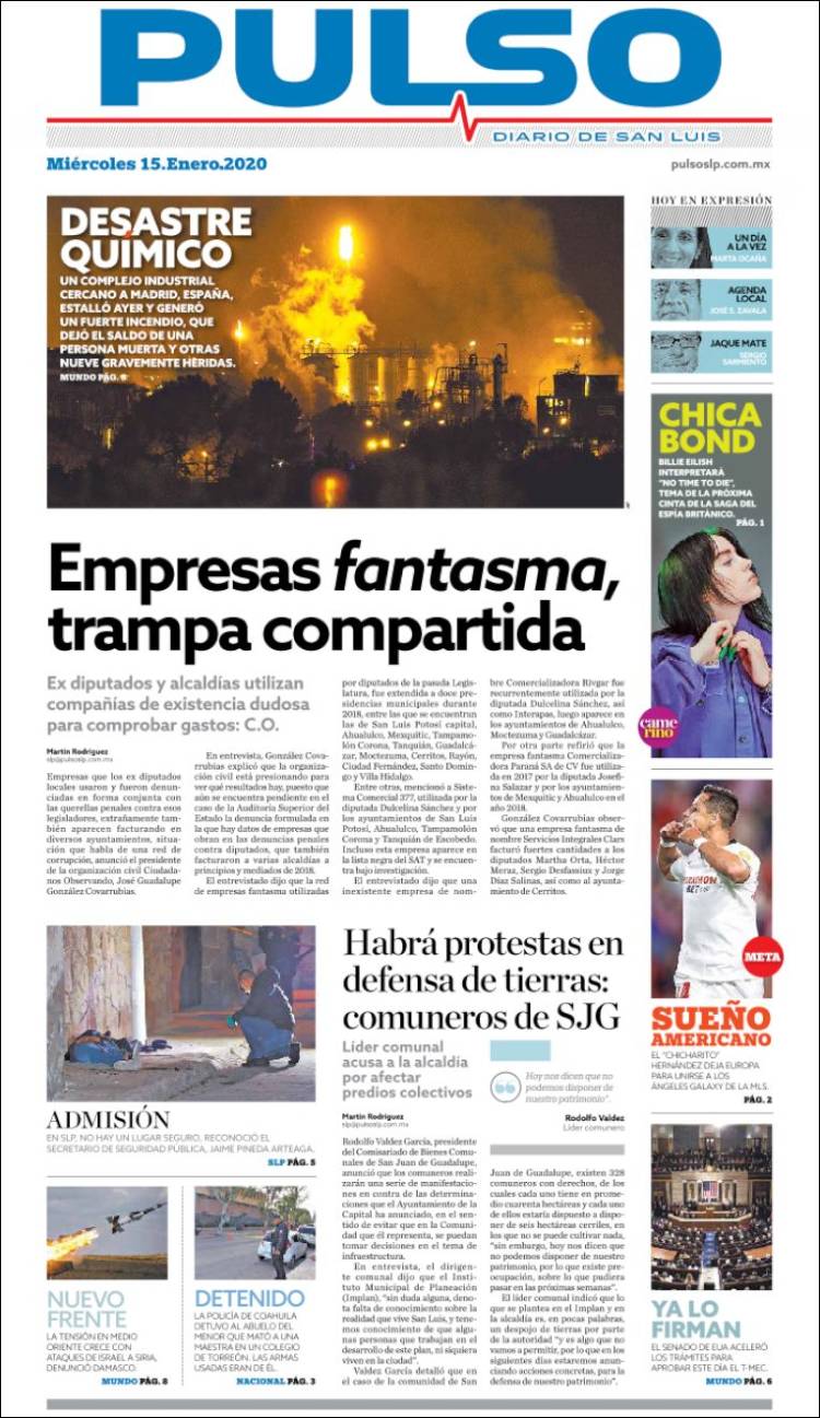 Portada de Pulso (México)