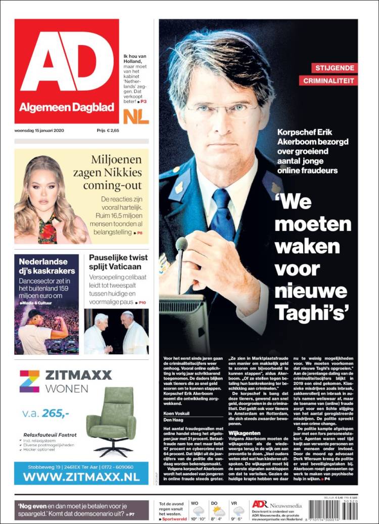 Portada de AD (Pa&iacute;ses Bajos)