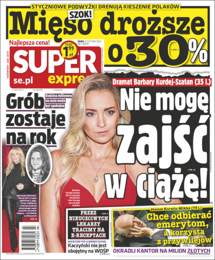 Portada de Super Express (Polonia)