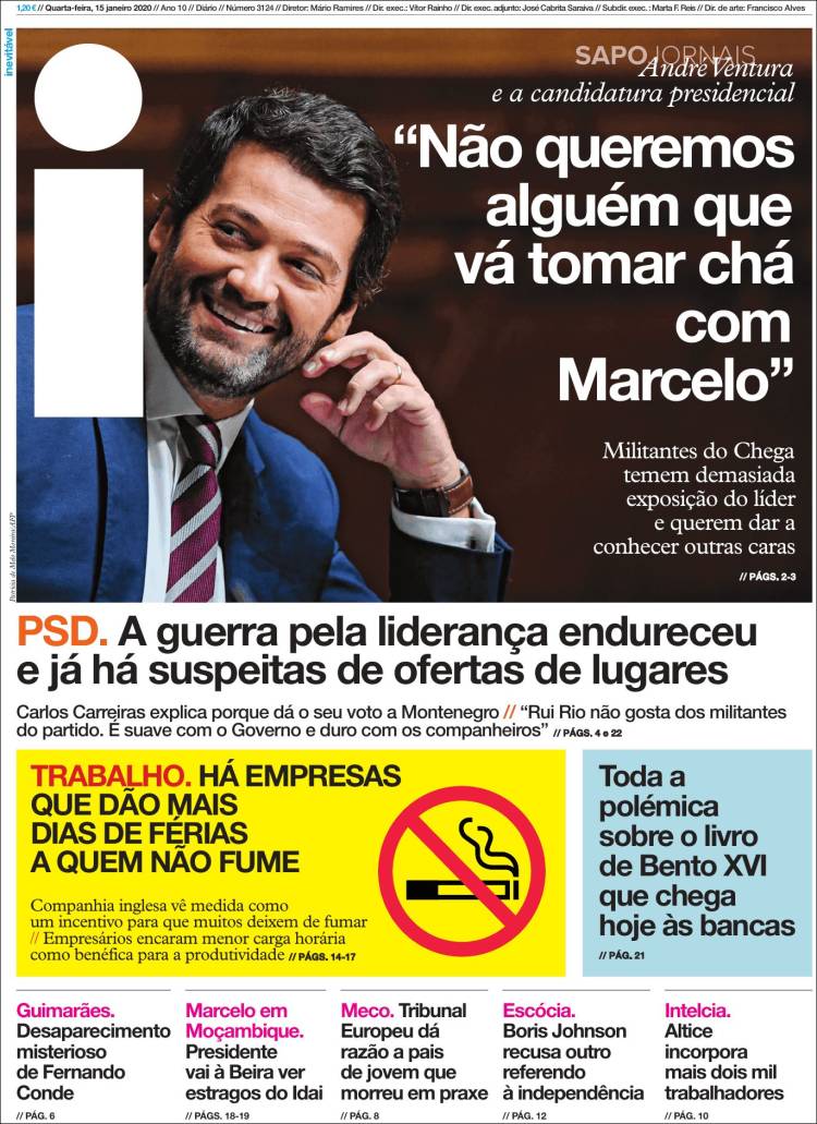 Portada de I - informação (Portugal)