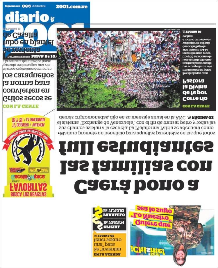 Portada de 2001 - Dosmiluno (Venezuela)