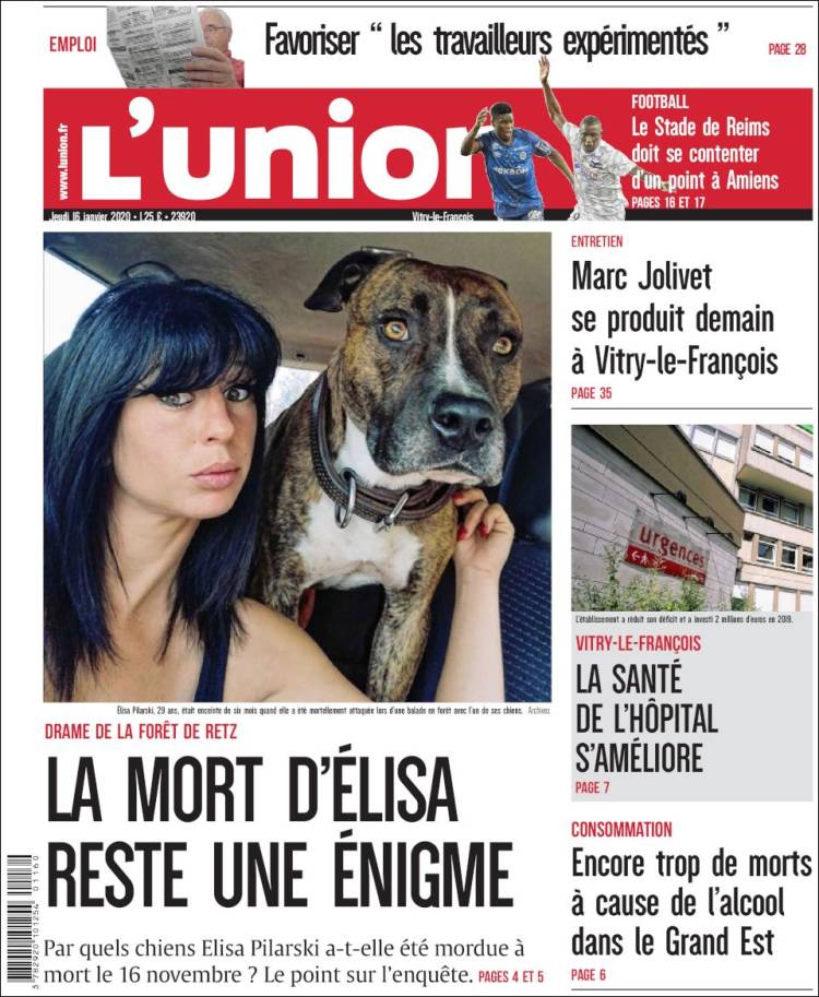 Portada de L'Union (Francia)