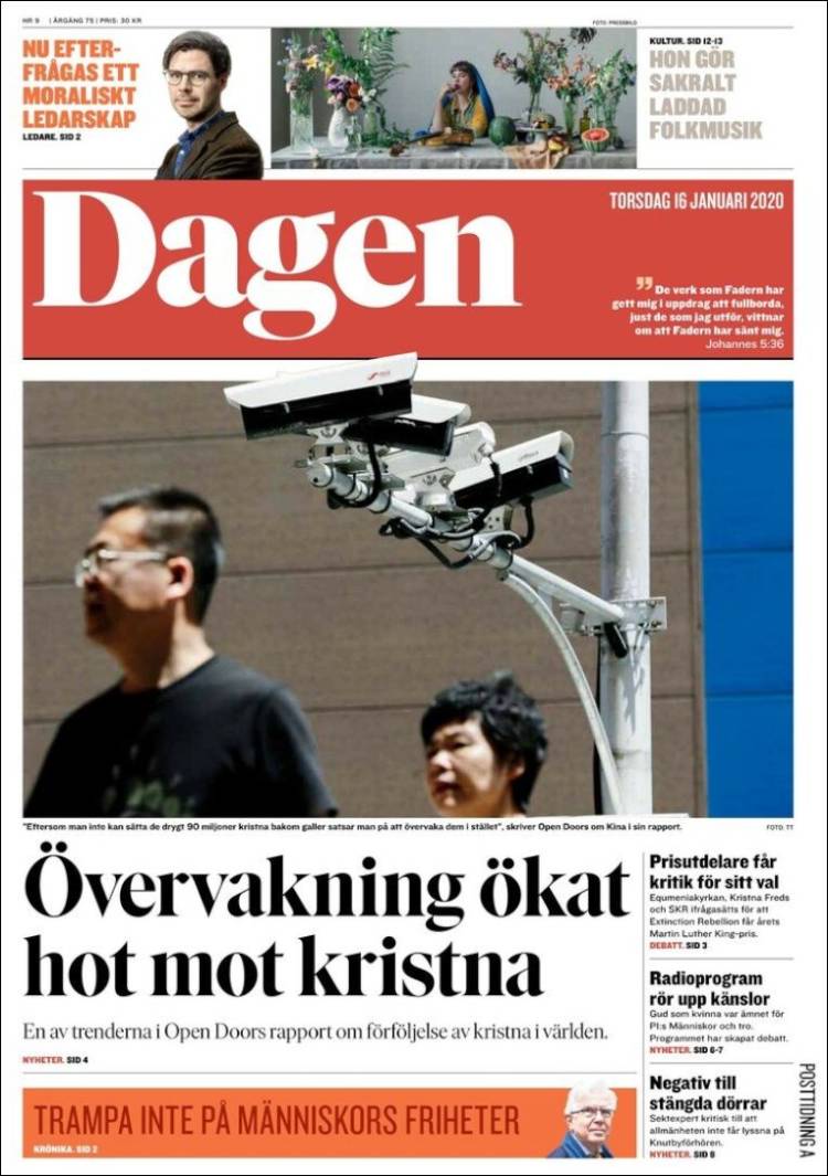 Portada de Dagen (Suecia)