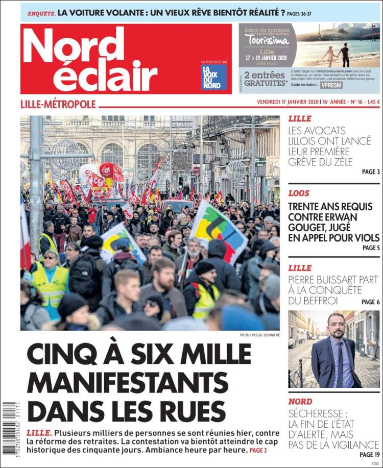 Portada de Nord Éclair (Francia)