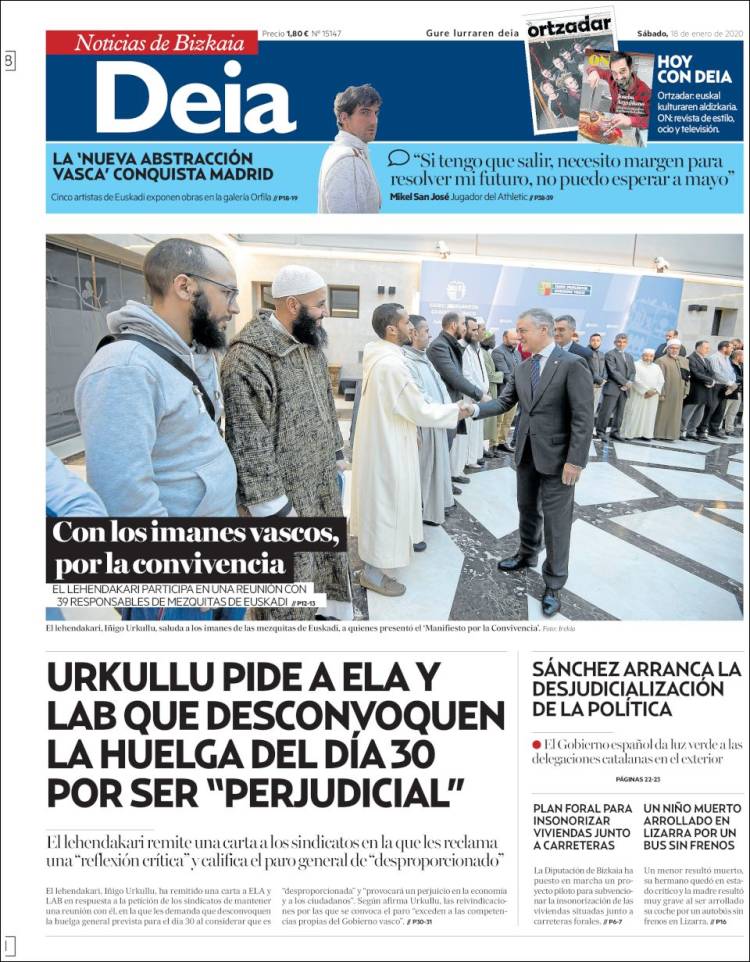 Portada de Deia (España)