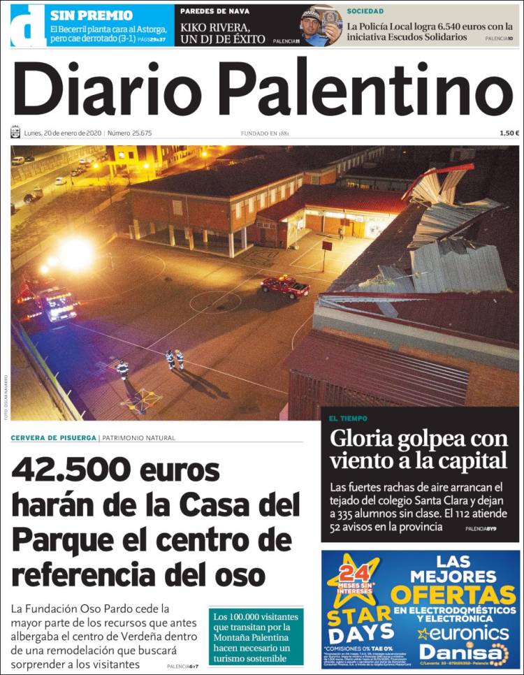 Portada de Diario Palentino (Espa&ntilde;a)