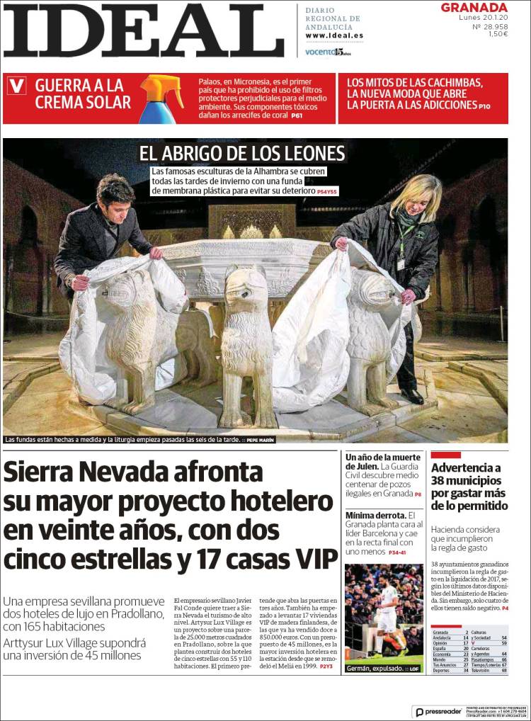 Portada de Ideal (Espa&ntilde;a)
