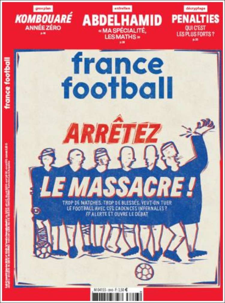 Portada de France Football (Francia)