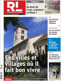 Portada de Le Republicain Lorrain (Francia)