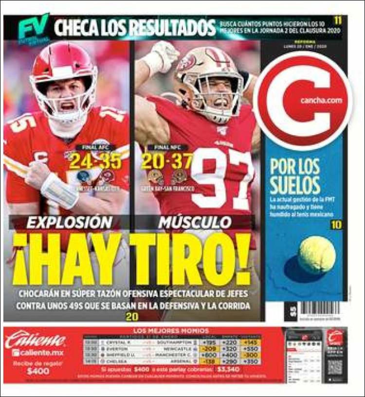 Portada de Cancha (México)