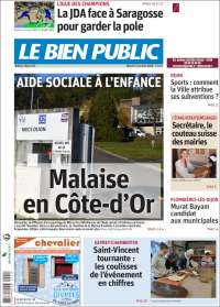 Portada de Le Bien Public (Francia)