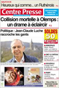Portada de Centre Presse (Francia)