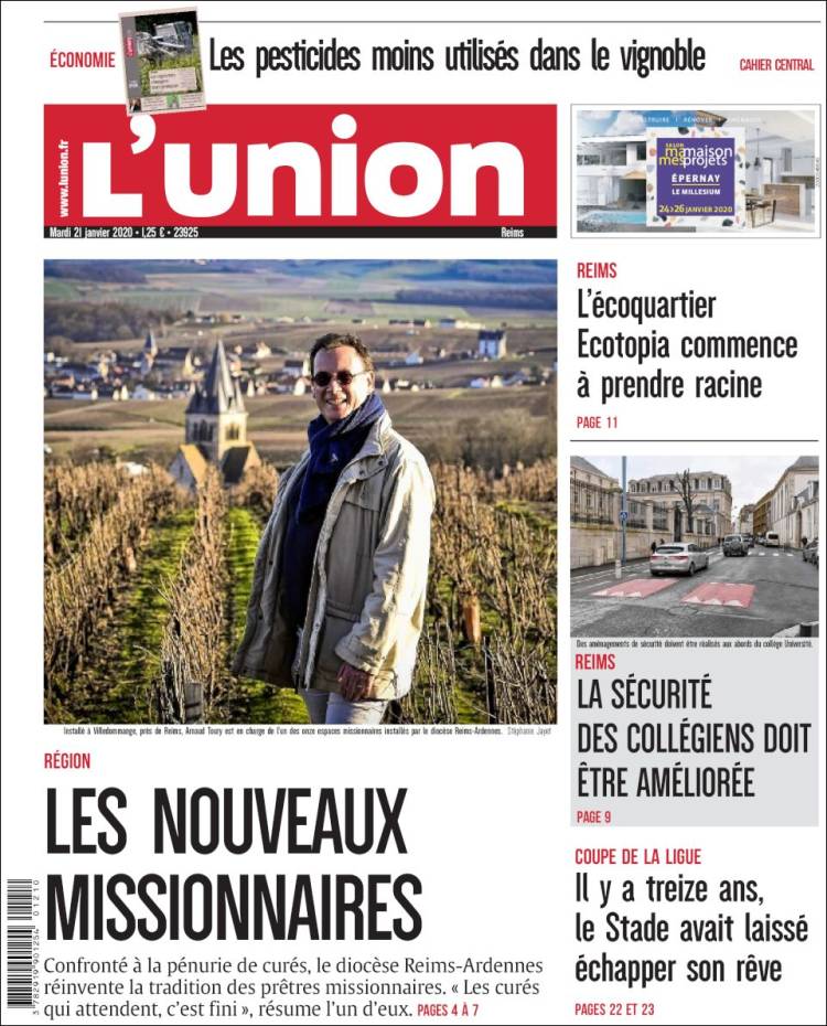 Portada de L'Union (Francia)