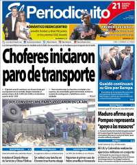 Portada de Periodiquito de Aragua (Venezuela)