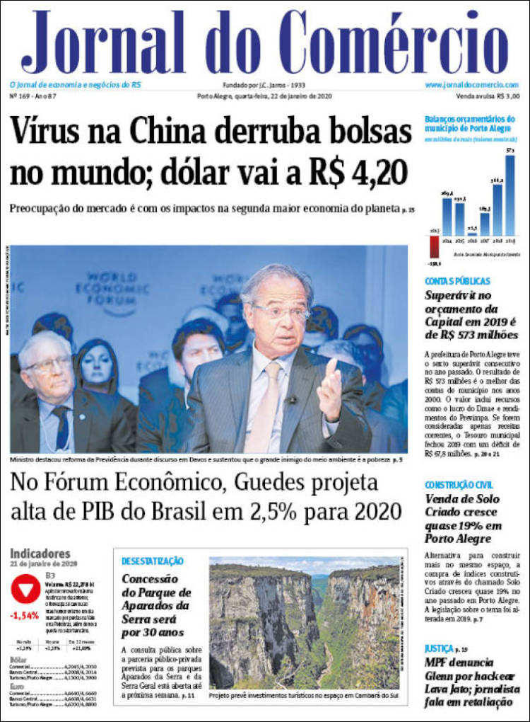 Portada de Jornal do Comércio (Brasil)