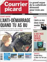 Portada de Courrier Picard (Francia)