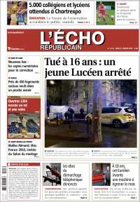 Portada de L'Echo Républicain (Francia)