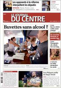 Portada de Le Journal du Centre (Francia)