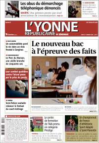 Portada de L'Yonne-Républicaine (Francia)