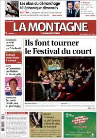 Portada de La Montagne (Francia)