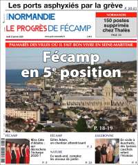 Portada de Progres de Fecamp (Francia)