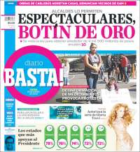 Portada de Diario Basta (México)