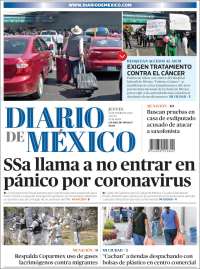 Portada de Diario de México (México)