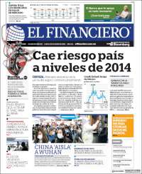 Portada de El Financiero (México)