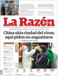 Portada de La Razón (México)