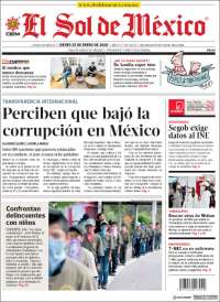 Portada de El Sol de México (México)