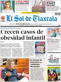 Portada de El Sol de Tlaxcala (México)