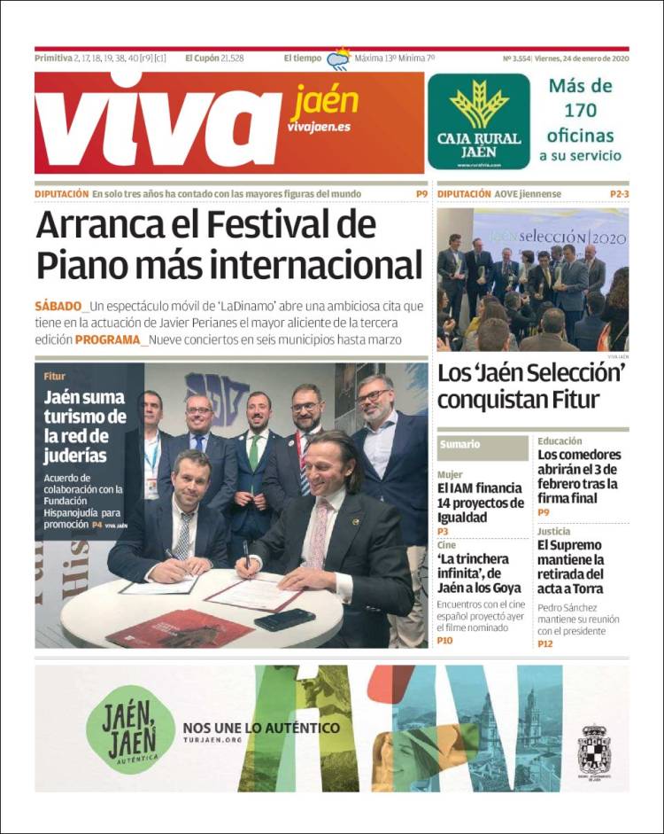 Portada de Viva Jaén (España)