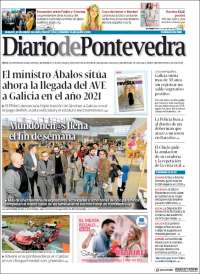 Portada de Diario de Pontevedra (España)