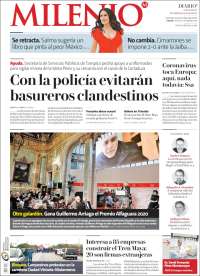 Portada de Milenio - Tamaulipas (México)