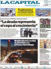 Portada de Diario La Capital - Mar del Plata (Argentina)